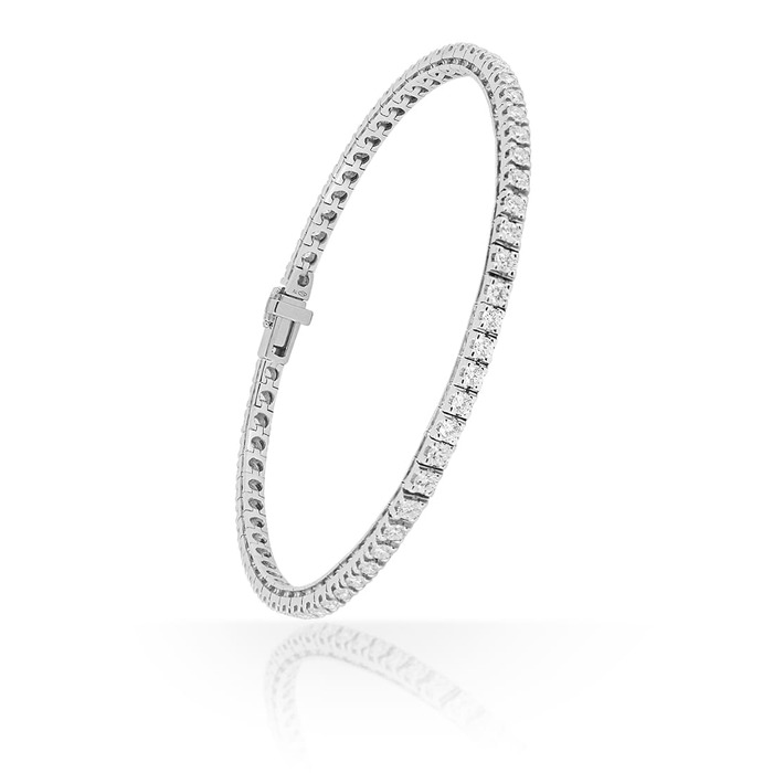 Bracelet  Diamant Or Blanc RIVIERE DIAMANTS