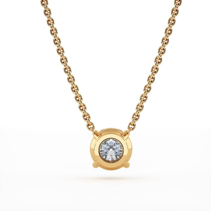 sell Pendant & Necklace Classics Diamond Yellow Gold 4 CLAWS