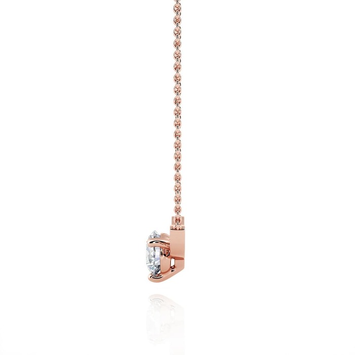 achat Pendentif Classique  Diamant Or Rose Barette de diamants