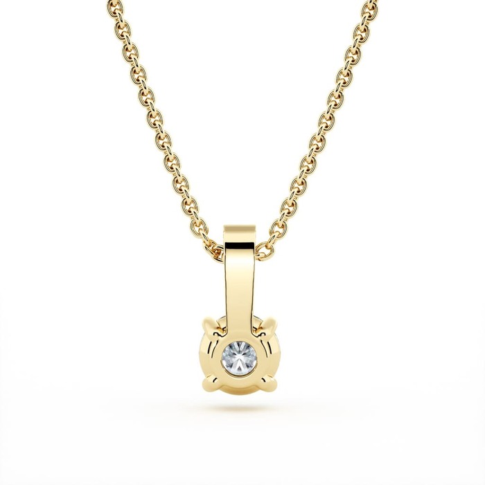 vente Pendentif Classique  Diamant Or Jaune Belière pavée de diamants