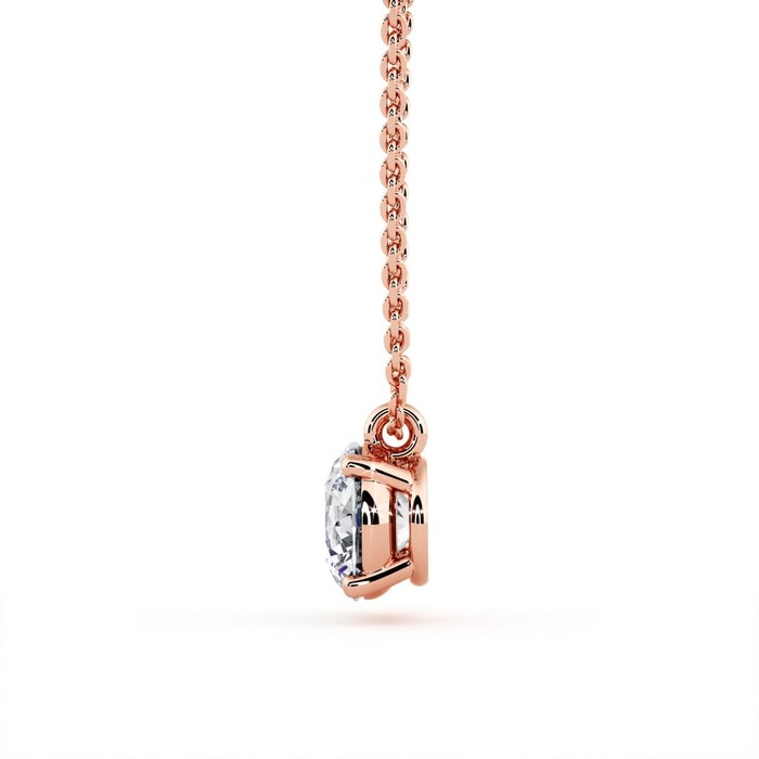 purchase Pendant & Necklace Classics Diamond Pink Gold 4 CLAWS B