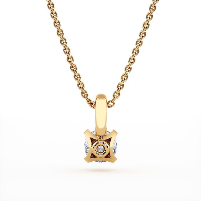 sell Pendant & Necklace Classics Diamond Yellow Gold SOLITAIRE  N°1 with swivelling bail
