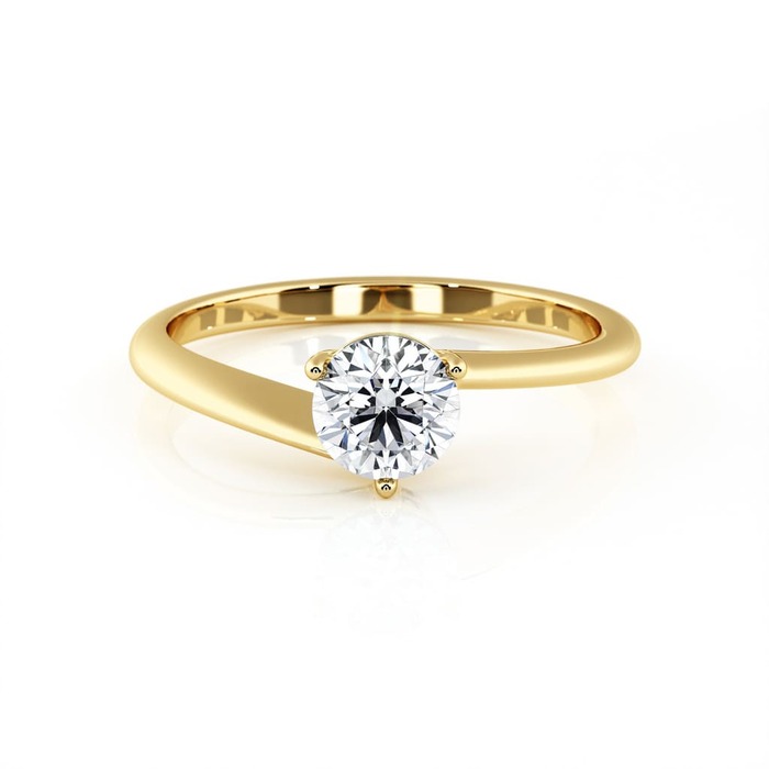 achat Solitaire  Classique  Diamant Or Jaune 3 griffes