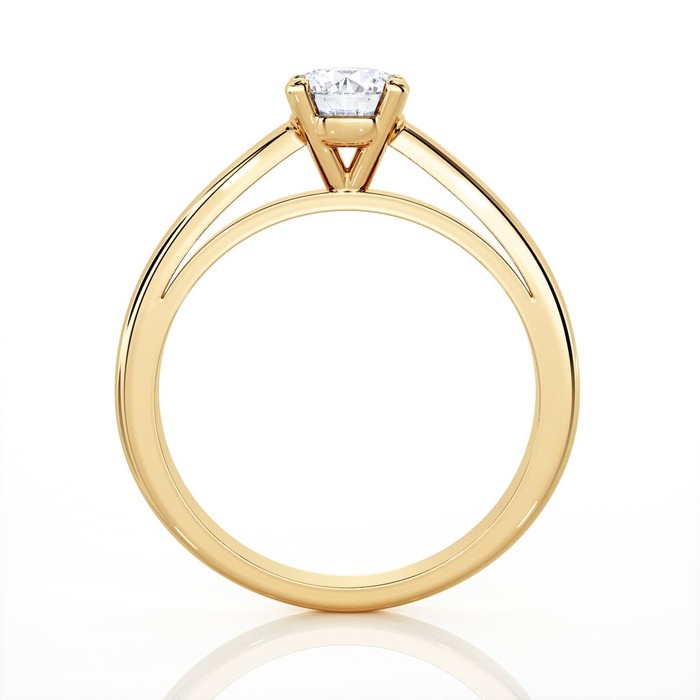 vente Solitaire  Classique  Diamant Or Jaune 4 Griffes Classic