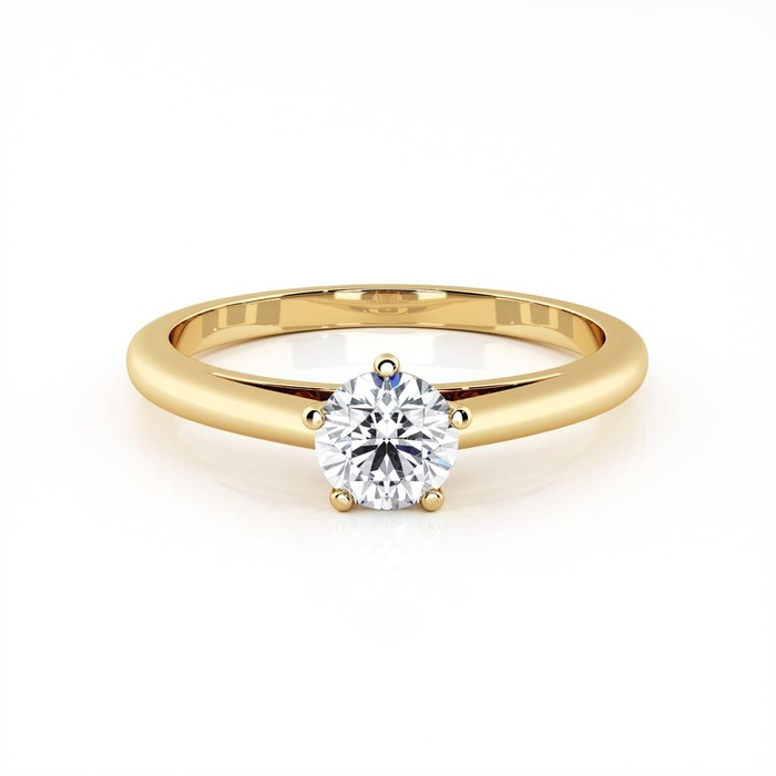 purchase Engagement ring Classics Diamond Yellow Gold 5 Claws Classic