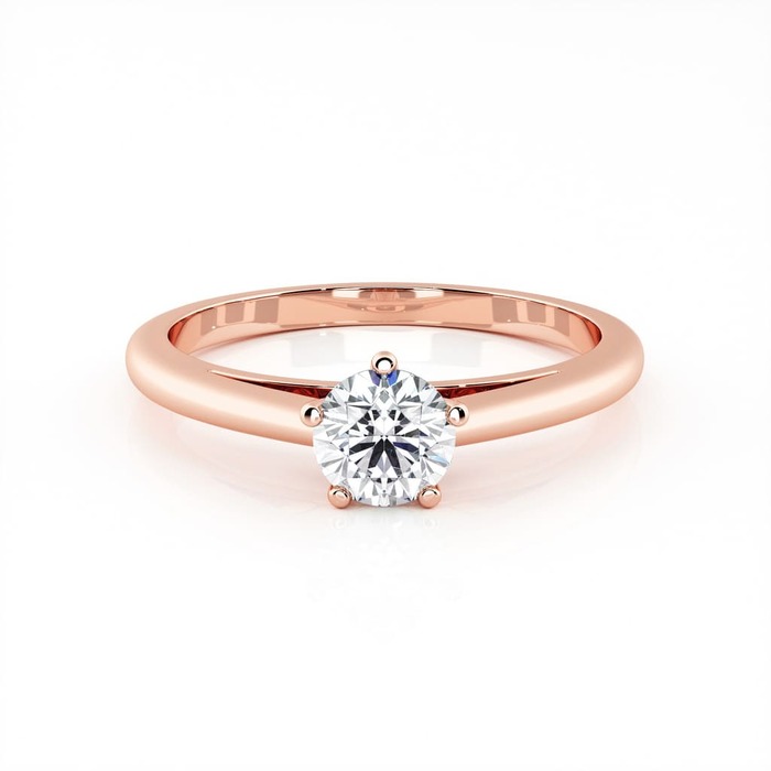 purchase Engagement ring Classics Diamond Pink Gold 5 Claws Classic