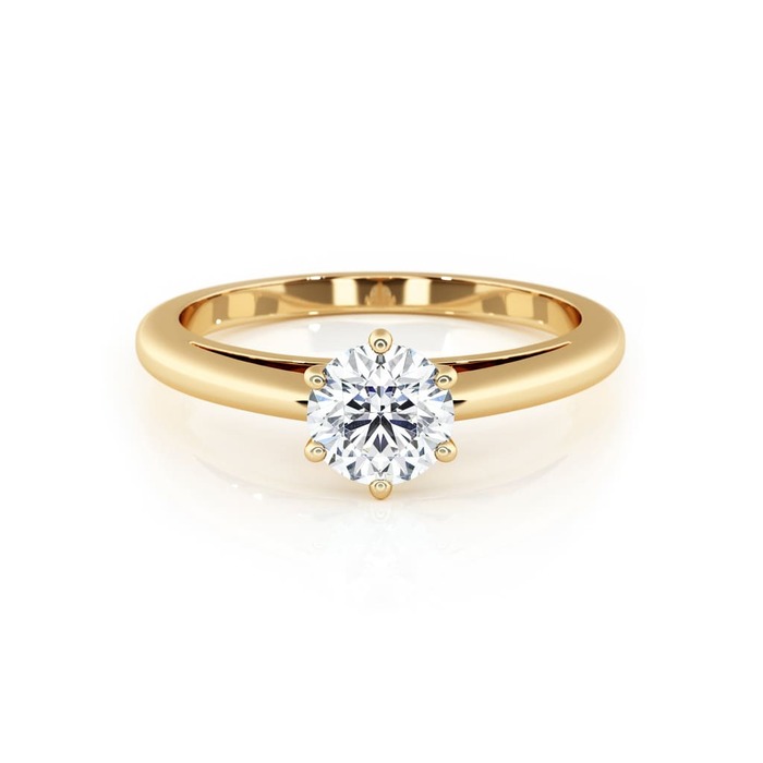 purchase Engagement ring Classics Diamond Yellow Gold 6 Claws Classic