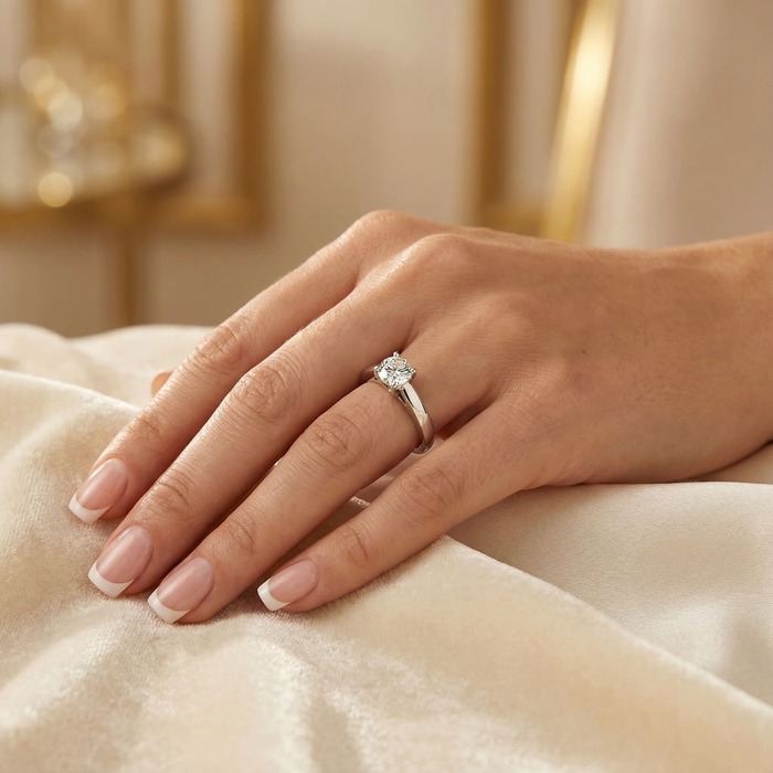 buy Engagement ring Classics Diamond White Gold SUNRISE