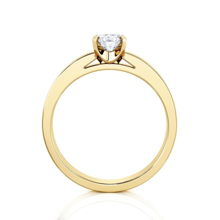 sell Engagement ring Classics Diamond Yellow Gold CRADLE
