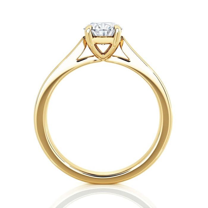 vente Solitaire  Classique  Diamant Or Jaune DIAM