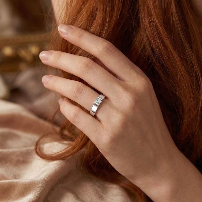 acheter Solitaire  Classique  Diamant Or Blanc Entre toi et moi