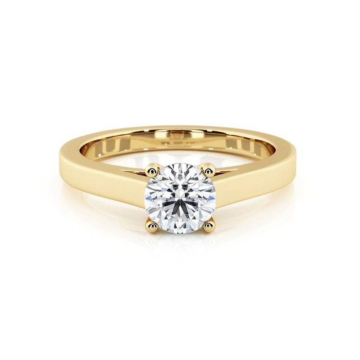 purchase Engagement ring Classics Diamond Yellow Gold 4 Claws Karma