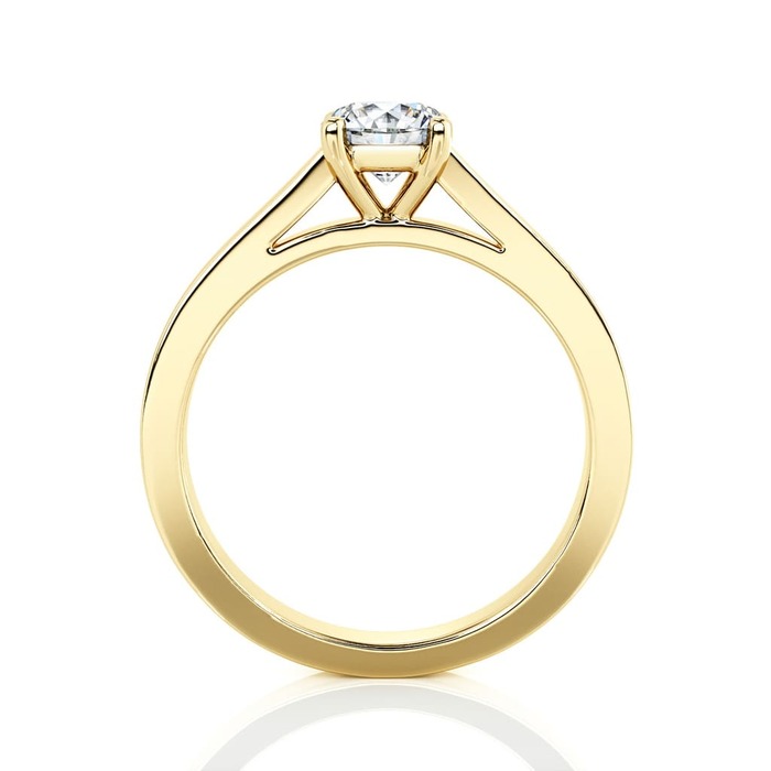 sell Engagement ring Classics Diamond Yellow Gold 4 Claws Karma