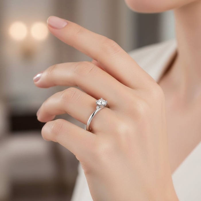 acheter Solitaire  Classique  Diamant Or Blanc LOVE