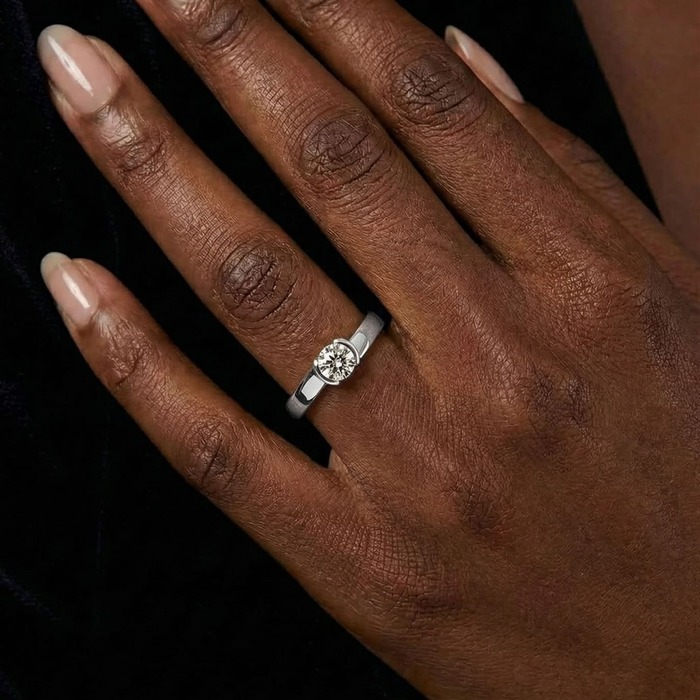 buy Engagement ring Classics Diamond White Gold NEW LOVE EMBRACINGS