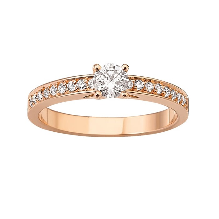 purchase Ring Classics Diamond Gold Pink Gold 