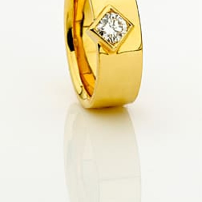 purchase Ring Designer jewellery Diamond Pink Gold LUDA