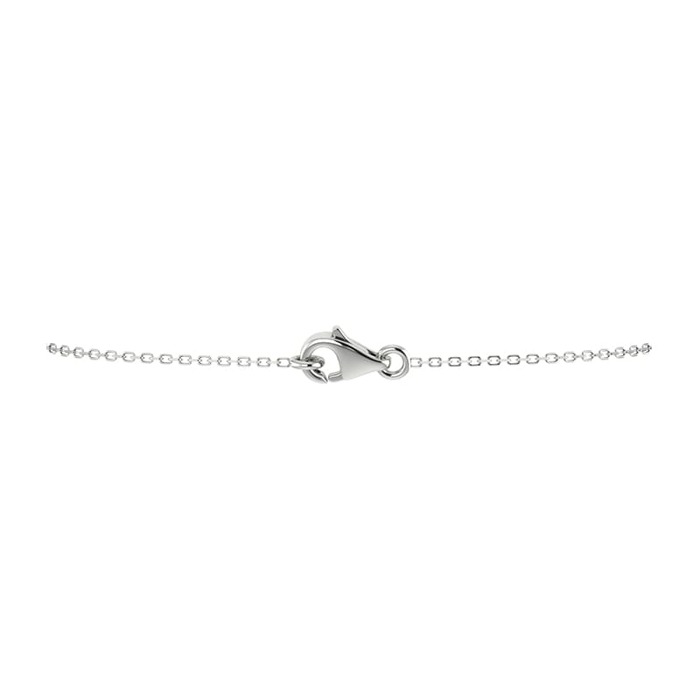 achat Pendentif Classique  Diamant Or Blanc entourage, POIRE