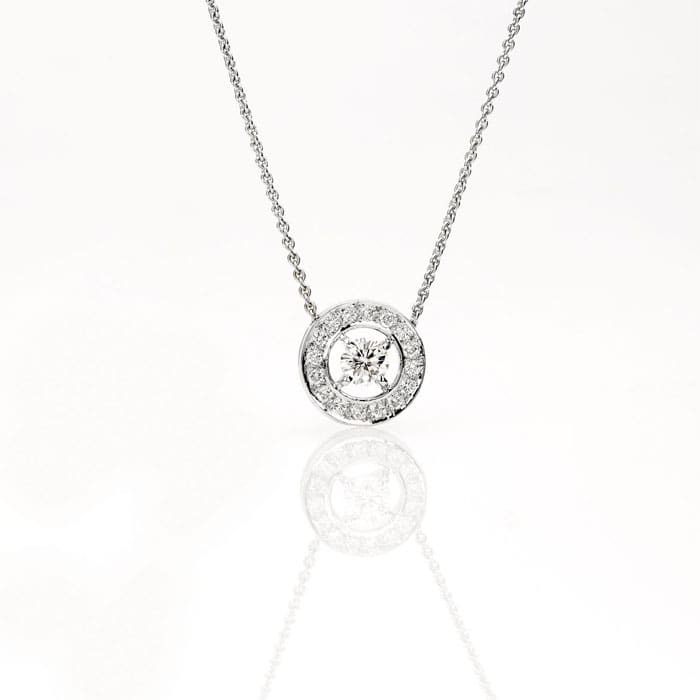 purchase Pendant & Necklace Classics Diamond White Gold POETS CIRCLE