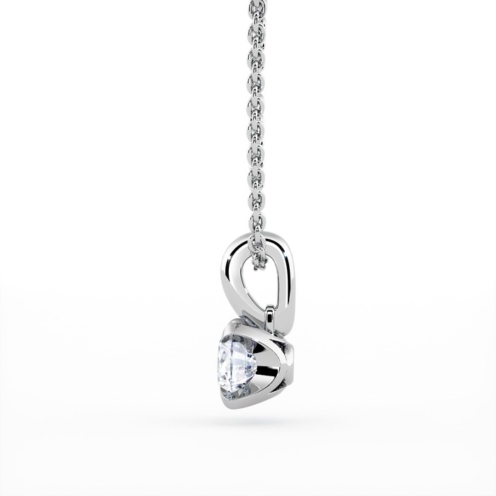 purchase Pendant & Necklace Classics Diamond White Gold SOLITAIRE  N°1 with swivelling bail