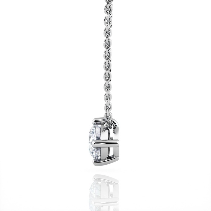 achat Pendentif Classique  Diamant Or Blanc Pendentif 4 Griffes en croix