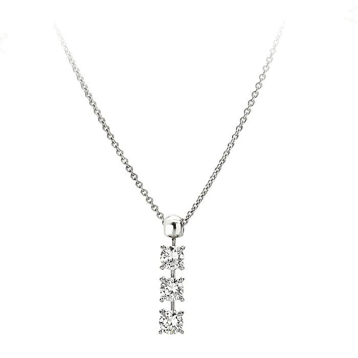 purchase Pendant & Necklace Trilogy Diamond White Gold TRILOGY 3