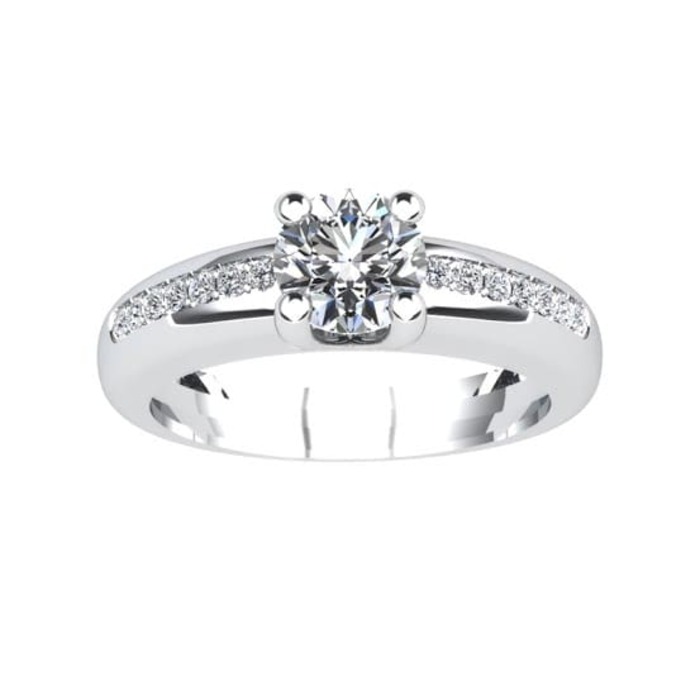 purchase Engagement ring Paved  Diamond Gold PARISOLO (paved)