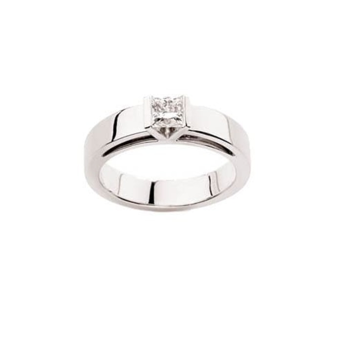 achat Solitaire  Classique  Diamant Or Rose PRINCESSE  V