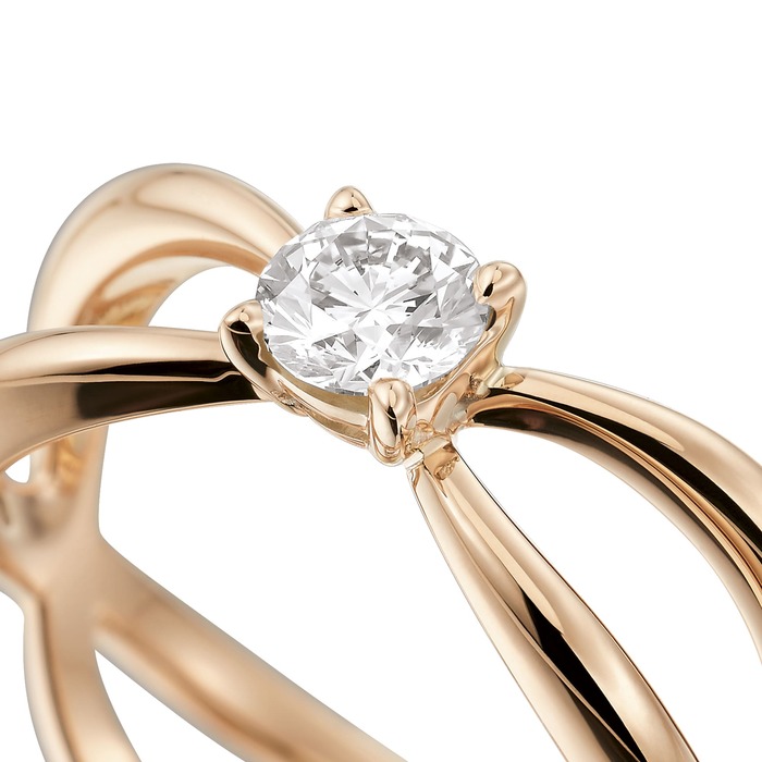 achat Solitaire  Créateurs Diamant Or Jaune LA VIE EN ROSE