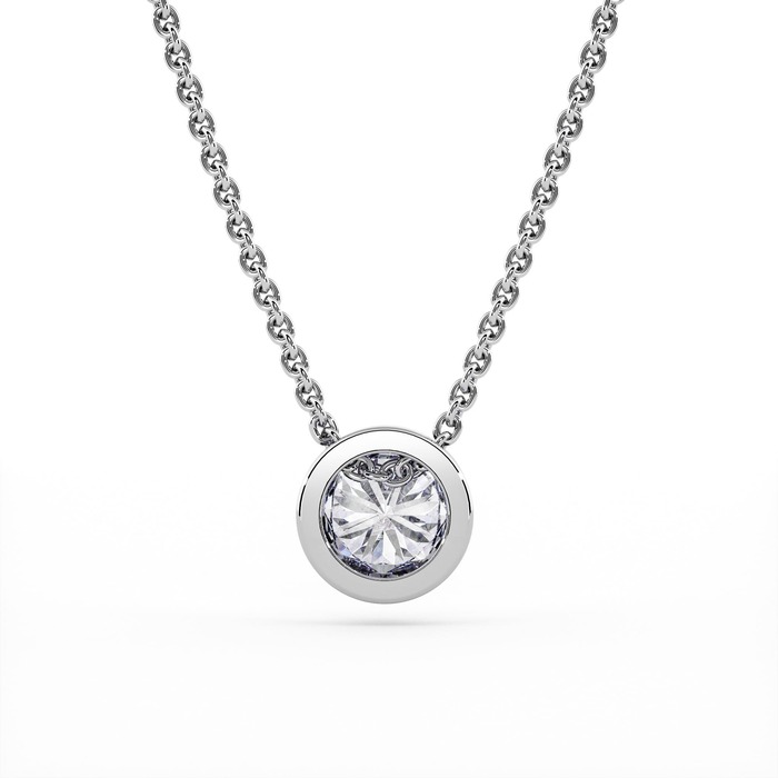 buy Pendant & Necklace Classics Diamond White Gold ETERNITY
