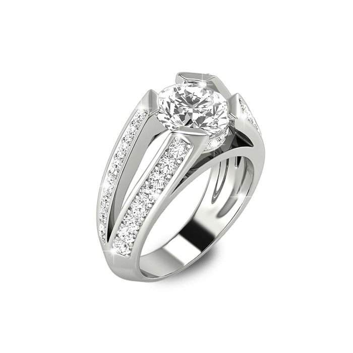 Bague  Classique  Diamant Or Blanc BEL HORIZON