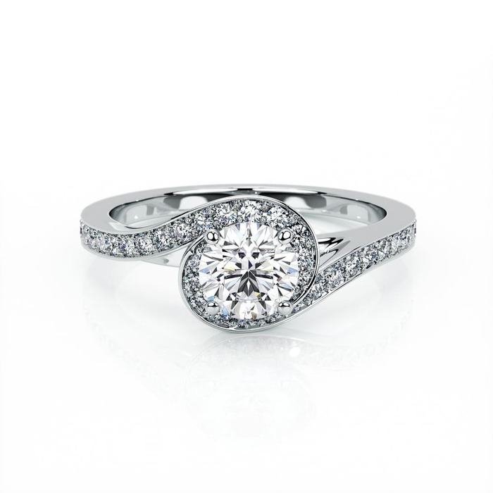 purchase Ring Classics Diamond White Gold KISS ME