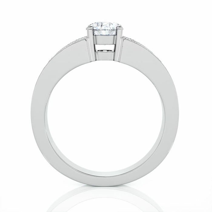 vente Bague  Classique  Diamant Or Blanc NOUS 2