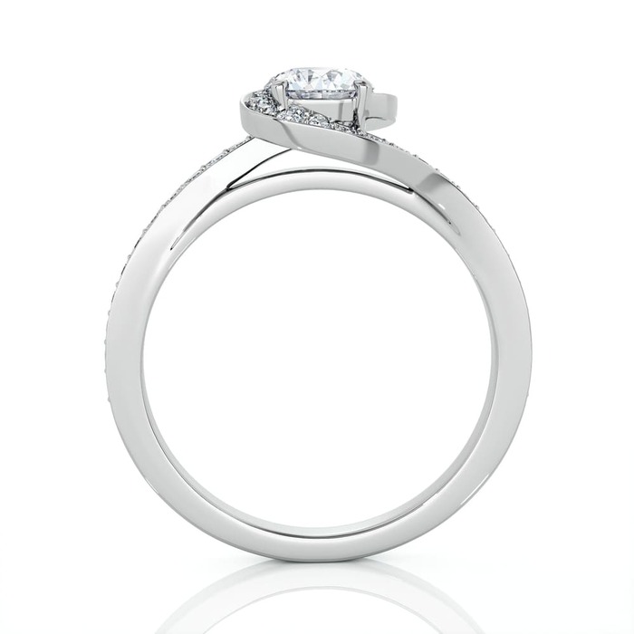 sell Ring Classics Diamond White Gold KISS ME