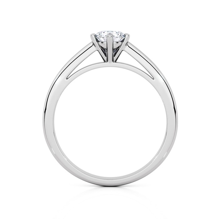 vente Solitaire  Classique  Diamant Or Blanc 5 Griffes Classic