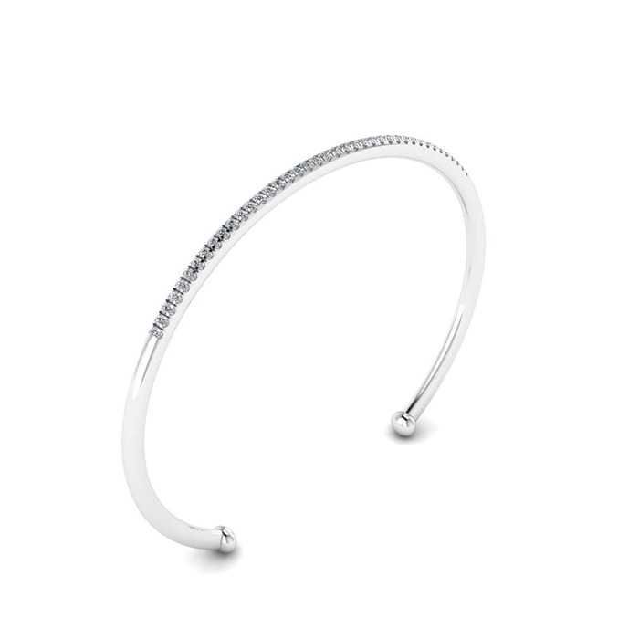 Bracelet Diamond White Gold Diamond line