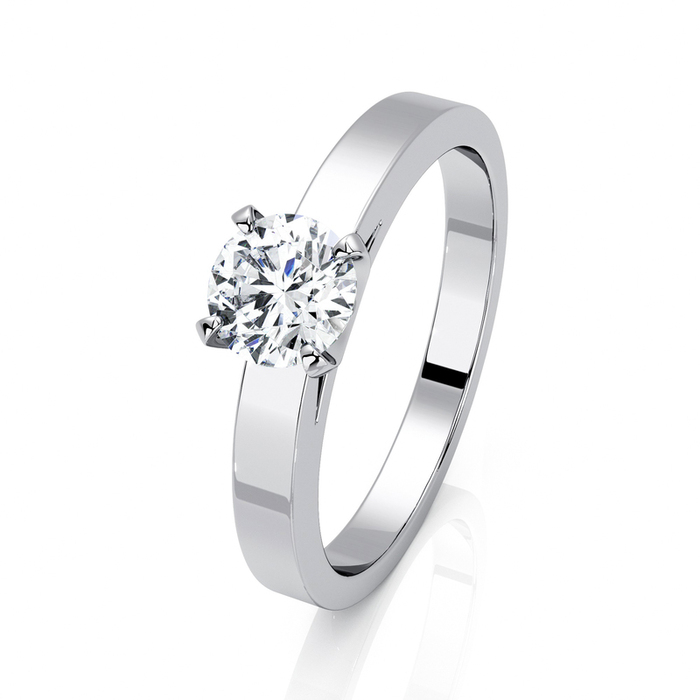 Diamond Solitaire, Certified Diamond Engagement Ring