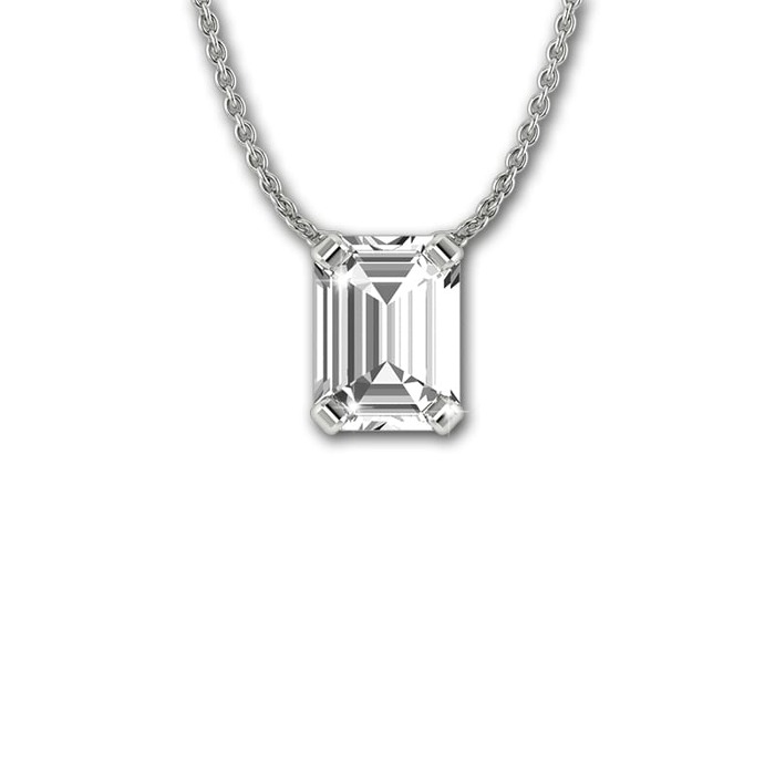 Pendant & Necklace Classics Diamond Yellow Gold EMERALD shape