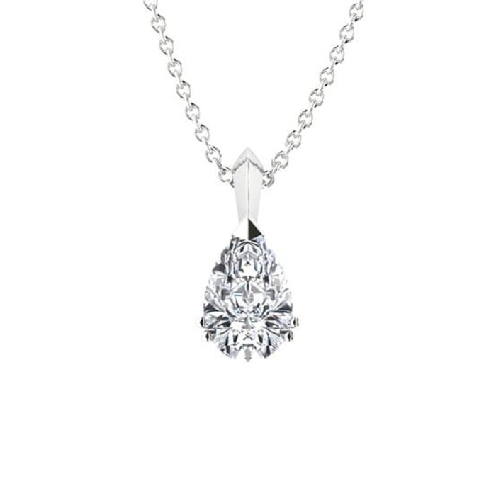 Pendant & Necklace Classics Diamond Gold PEAR SHAPE (tear drop)