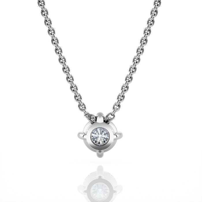 sell Pendant & Necklace Classics Diamond Gold 4 Claws cross pendant