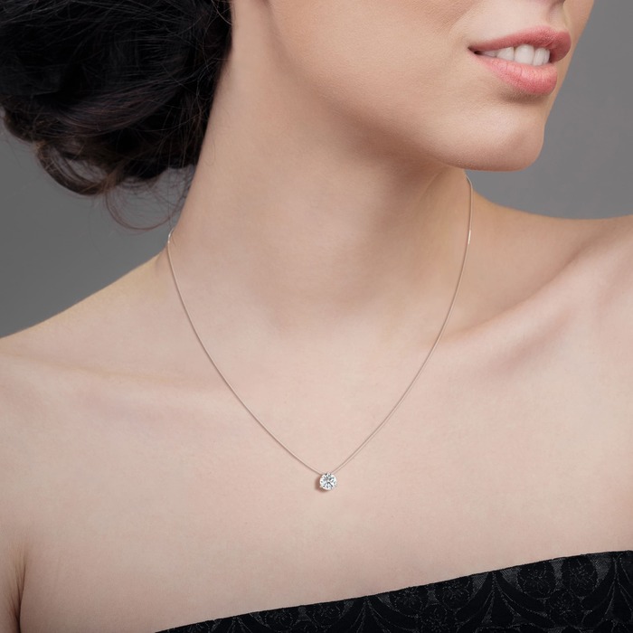 jewels Pendant & Necklace Classics Diamond Gold Fishing wire