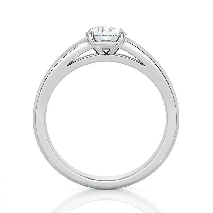 sell Engagement ring Classics Diamond Gold Double Band