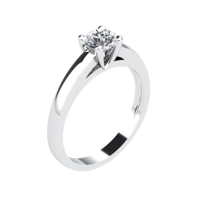 Solitaire  Classique  Diamant Or Rose AUBE