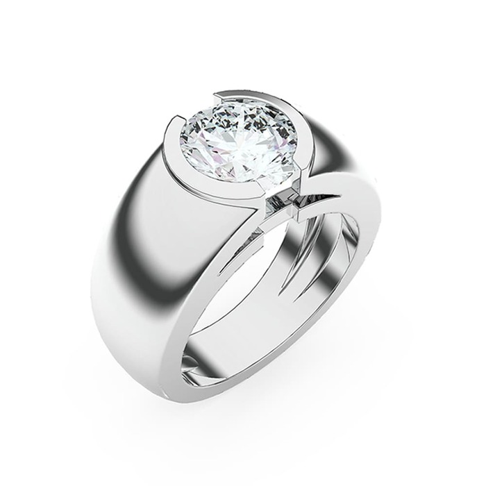 Solitaire  Classique  Diamant Or Rose LUNA