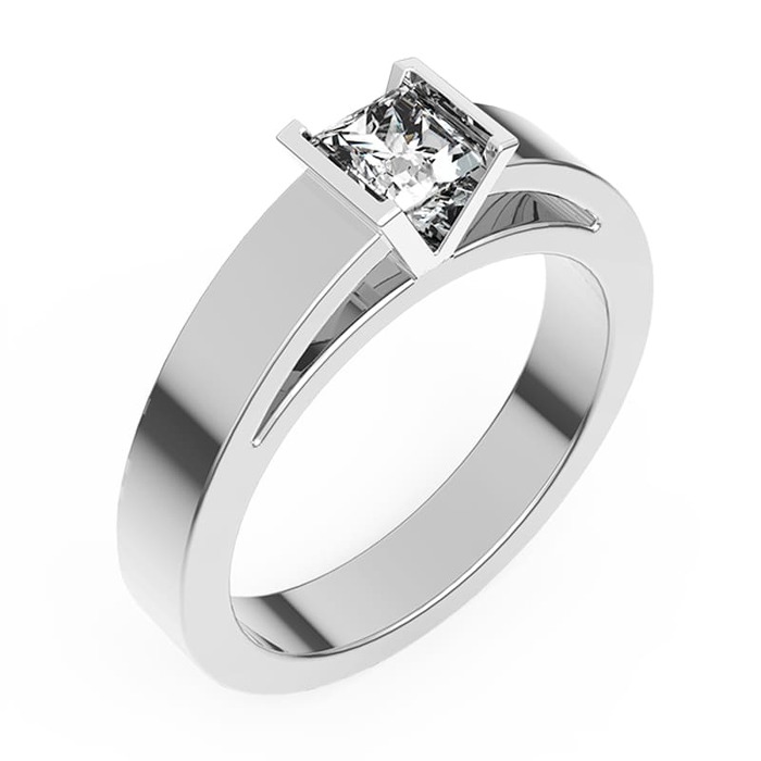 Engagement ring Classics Diamond Gold PRINCESS V
