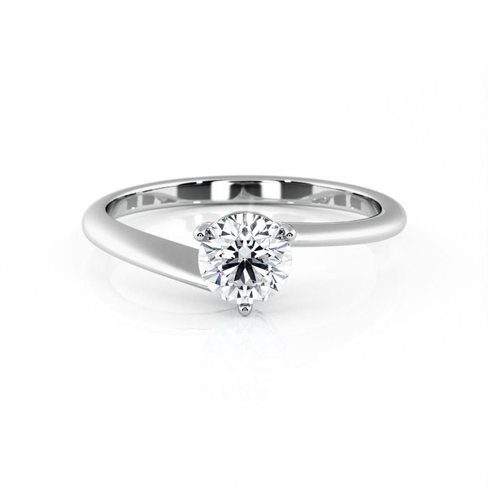 achat Solitaire  Classique  Diamant Or Blanc 3 griffes