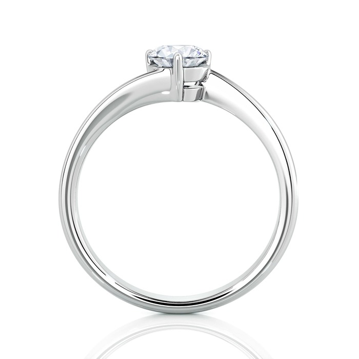 vente Solitaire  Classique  Diamant Or Blanc 3 griffes