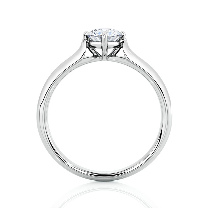 sell Engagement ring Classics Diamond White Gold 4 claws cross ring