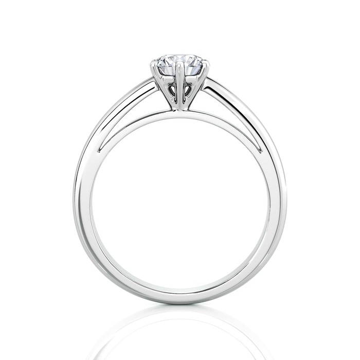 sell Engagement ring Classics Diamond White Gold 6 Claws Classic