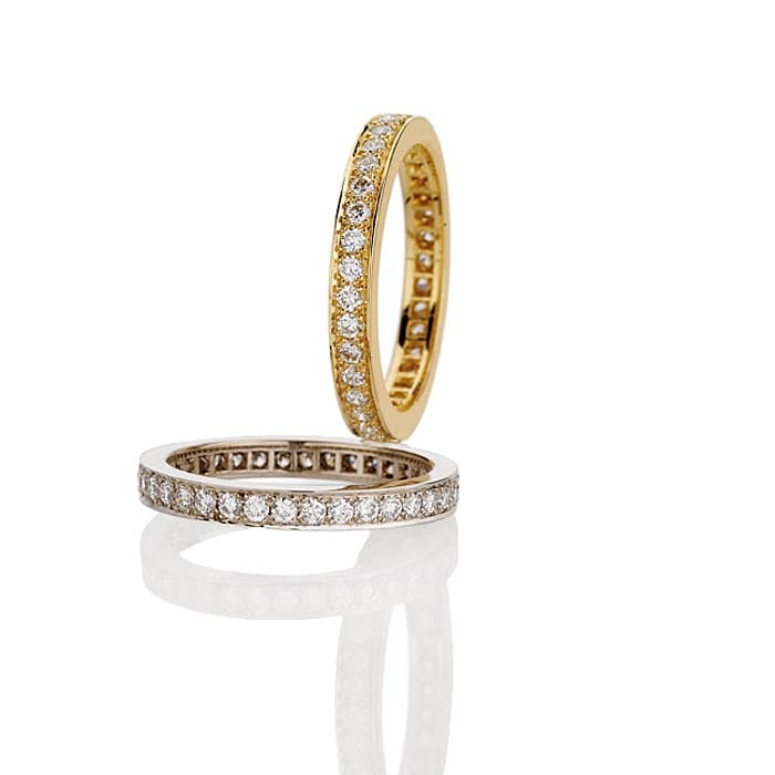 sell Wedding Band Full set  Diamond Yellow Gold RIBBON full set